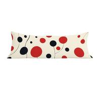Taie de Traversin 110 cm Brûlé Housse de Traversin 40x110 cm Crème, Long Taies d'oreiller Velours avec Fermeture Éclair Invisible, Corps Orthopédique Maternité, Douce Confort, pour lit Canapé dg-21