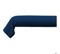 Taie de traversin 140 cm 100% coton bleu imperial