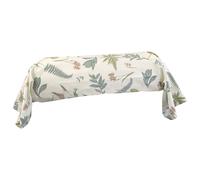 Taie de traversin 140x43 cm percale 100 % coton FÉÉRIE Blanc sauge