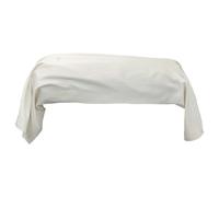 Taie de traversin 140x43 cm satin de coton GRAND HÔTEL marron sable