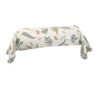 Taie de traversin 200x43 cm percale 100 % coton FÉÉRIE Blanc sauge