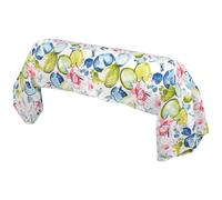 Taie de traversin 200x43 cm percale 100% coton NENUPHAR aqua