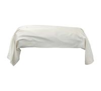 Taie de traversin 200x43 cm satin de coton GRAND HÔTEL marron sable