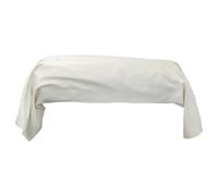 Taie de traversin 240x43 cm satin de coton GRAND HÔTEL marron sable