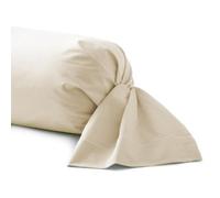 Taie de Traversin 43x185 cm - 100% Coton 57 Fils/cm² Doux et Résistant - Fabrication Française, Confort, Hygiène