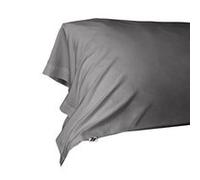 Taie de Traversin 43x185cm 100 % Viscose de Bambou Granit - DALIA -