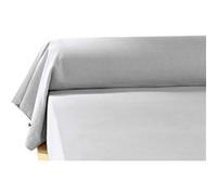 Taie de Traversin 43x185cm Flanelle de Coton Coloris Brume - HEDDA - ALTOBUY Gris