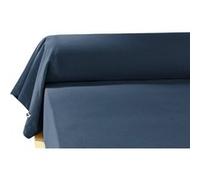 Taie de Traversin 43x185cm Flanelle de Coton Coloris Nuit - HEDDA - ALTOBUY Bleu