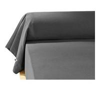 Taie de Traversin 43x185cm Flanelle de Coton Coloris Orage - HEDDA - ALTOBUY Gris
