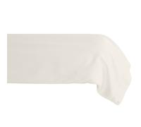 Taie de traversin 43x190 cm percale de coton MANOIR ivoire Ivoire