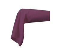 Taie de traversin 85 x 185 cm uni 57 fils lina + point bourdon Myrtille