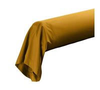 Taie de traversin 85x185 cm - Percale 100% coton - Jaune