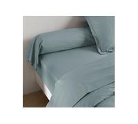 Taie de traversin coton percale Bleu 160 cm - - MORPHEE
