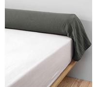 Taie de traversin Double Gaze de Coton Bordeaux 85x185 cm