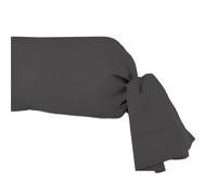 Taie de traversin en coton 45x185 cm PERCALE anthracite, par Soleil d'ocre
