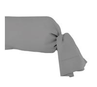 Taie de traversin en coton 45x185 cm PERCALE gris, par Soleil d'ocre