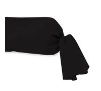 Taie de traversin en coton 57 fils 45x185 cm UNI noir, par Soleil d'ocre
