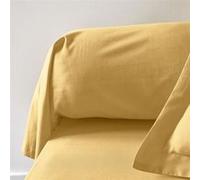Taie de traversin Essential - 45 x 185 cm - 100% Coton uni - Ocre Ocre G