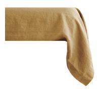 Taie de traversin PALACE pur coton lavé 195x43 cm uni marron houblon
