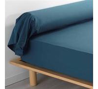 Douceur d'Intérieur Taie de traversin Percaline 85 x 185 cm Percale de coton Bleu