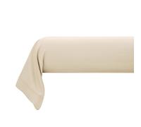 Taie de traversin Prestige 100% Satin de Coton Peigné 120 Fils/cm² Coton Pur (Crème)