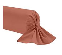 Taie de traversin Terracotta 100% Coton 180 cm