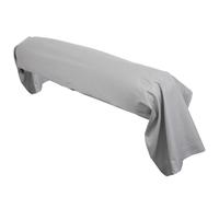 Taie de traversin uni 185X43 cm coton ALTO Alu