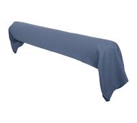 Taie de traversin uni 230X43 cm coton ALTO bleu Jean