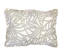 Taie d'oreiller 50x70 cm 100% coton lavé SERENA géométrique Beige écru