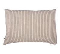 Taie d'oreiller 50x70cm coton tissage texturé coloris beige et blanc - TIMEA - ALTOBUY Beige