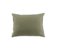 Taie d'Oreiller 50x70cm Flanelle de Coton Coloris Romarin - HEDDA -