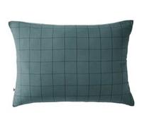 Taie d'Oreiller 50x70cm Gaze de Coton Canard à Grands Carreaux - OUREA MOTIF - ALTOBUY Bleu G