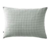 Taie d'Oreiller 50x70cm Gaze de Coton Eucalyptus à Petits Carreaux - OUREA MOTIF - ALTOBUY Vert G