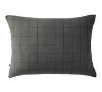 Taie d'Oreiller 50x70cm Gaze de Coton Granit à Grands Carreaux - OUREA MOTIF - ALTOBUY Gris G