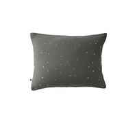 Taie d'Oreiller 50x70cm Gaze de Coton Granit à Pois Dorés - OUREA MOTIF -