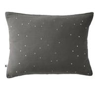 Taie d'Oreiller 50x70cm Gaze de Coton Granit à Pois Dorés - OUREA MOTIF - ALTOBUY Gris G