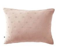 Taie d'Oreiller 50x70cm Gaze de Coton Guimauve à Fleurs Ajourées - OUREA MOTIF - ALTOBUY Rose G