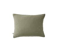 Taie d'Oreiller 50x70cm Gaze de Coton Romarin à Pois Dorés - OUREA MOTIF -