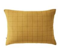Taie d'Oreiller 50x70cm Gaze de Coton Safran à Grands Carreaux - OUREA MOTIF - ALTOBUY Jaune G