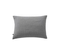 Taie d'Oreiller 50x70cm Gaze de Coton Vichy Coloris Truffe - JOEL -
