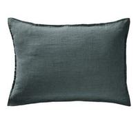 AltoBuy Margaux - Taie d'oreiller 50x70cm Lin Lavé Coloris Ardoise