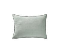 Taie d'Oreiller 50x70cm Lin Lavé Coloris Eucalyptus - MARGAUX -