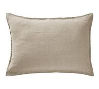 Taie d'Oreiller 50x70cm Lin Lavé Coloris Sable - MARGAUX - ALTOBUY Beige G
