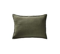 Taie d'Oreiller 50x70cm Lin Lavé Coloris Thym - MARGAUX -