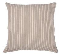 Taie d'oreiller 60x60cm coton tissage texturé coloris beige et blanc - TIMEA - ALTOBUY Beige