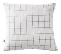 Taie d'Oreiller 60x60cm Gaze de Coton Chantilly à Grands Carreaux - OUREA MOTIF - ALTOBUY Blanc G