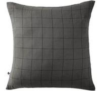 Taie d'Oreiller 60x60cm Gaze de Coton Granit à Grands Carreaux - OUREA MOTIF - ALTOBUY Gris G