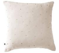 Taie d'Oreiller 60x60cm Gaze de Coton Pampa à Pois Dorés - OUREA MOTIF - ALTOBUY Beige G