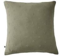 Taie d'Oreiller 60x60cm Gaze de Coton Romarin à Fleurs Ajourées - OUREA MOTIF - ALTOBUY Vert G