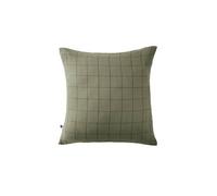 Taie d'Oreiller 60x60cm Gaze de Coton Romarin à Grands Carreaux - OUREA MOTIF -